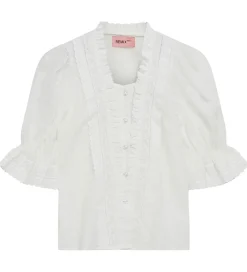 Designers Remix Konfirmationstøj*Skjorte - Velma Lace - Cream