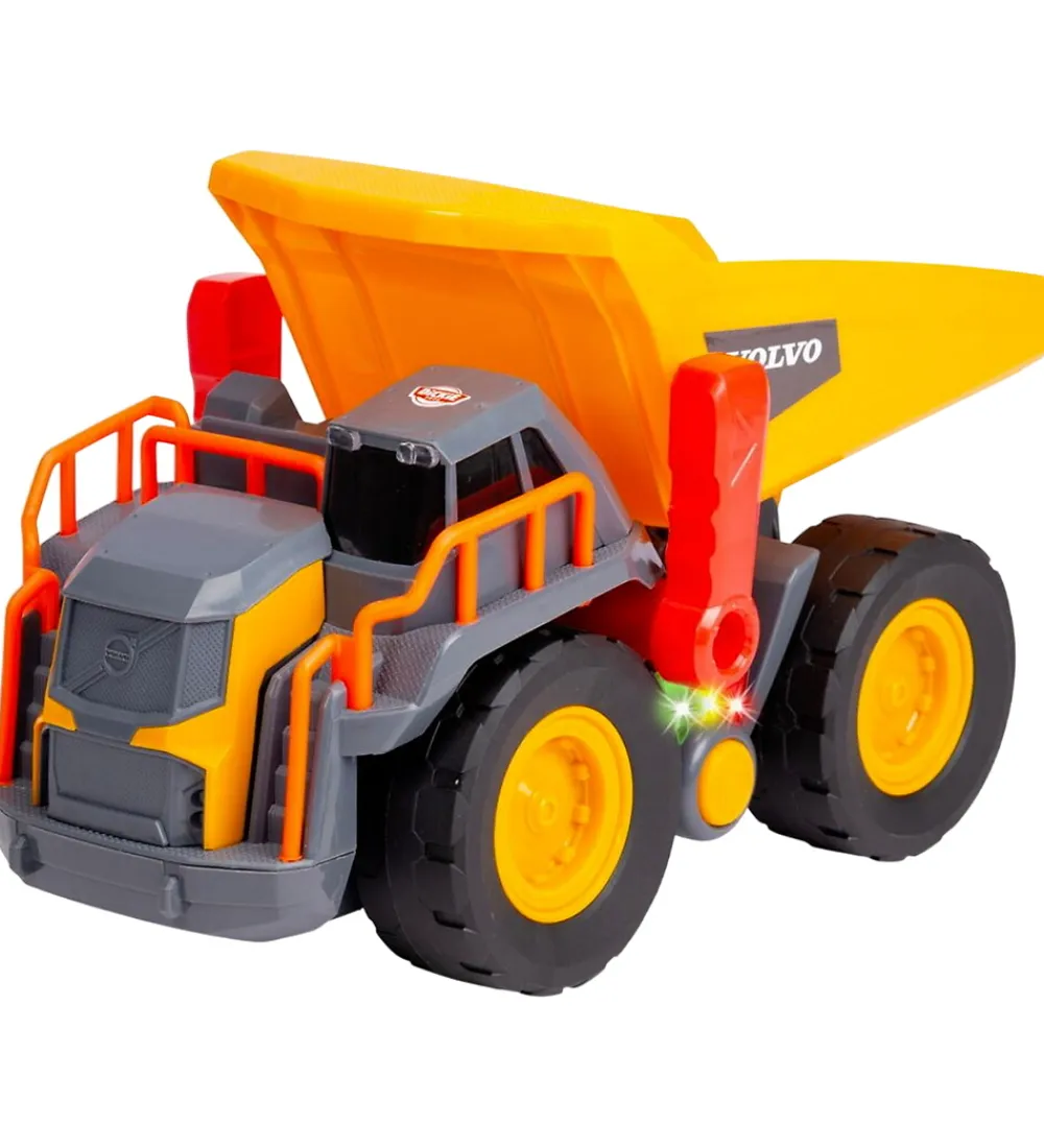 Dickie Toys Biler, Tog Og Køretøjer*Arbejdsmaskine - Power Dump Truck - Lys/Lyd