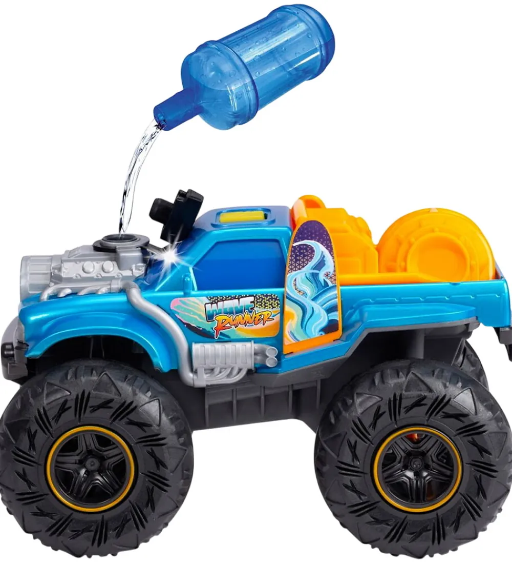 Biler, Tog Og Køretøjer-Dickie Toys Bil - Wave Runner - Lys/Lyd