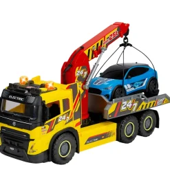 Biler, Tog Og Køretøjer-Dickie Toys Lastbil - Giant Tow/Ford Mustang - Lys/Lyd