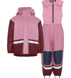 Regntøj-Didriksons Didrikson Regntøj m. Fleece - Boardman - PU - Heather Pink