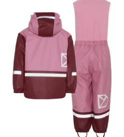 Regntøj-Didriksons Didrikson Regntøj m. Fleece - Boardman - PU - Heather Pink
