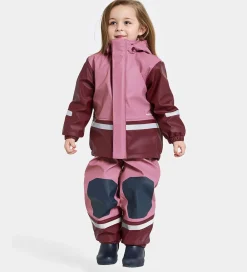 Regntøj-Didriksons Didrikson Regntøj m. Fleece - Boardman - PU - Heather Pink