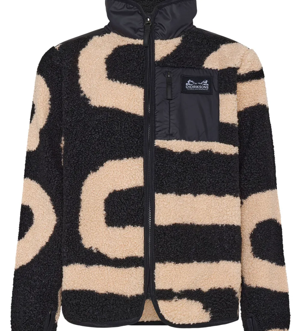 Didriksons Fleece*Fleecejakke - Exa - Path L Black