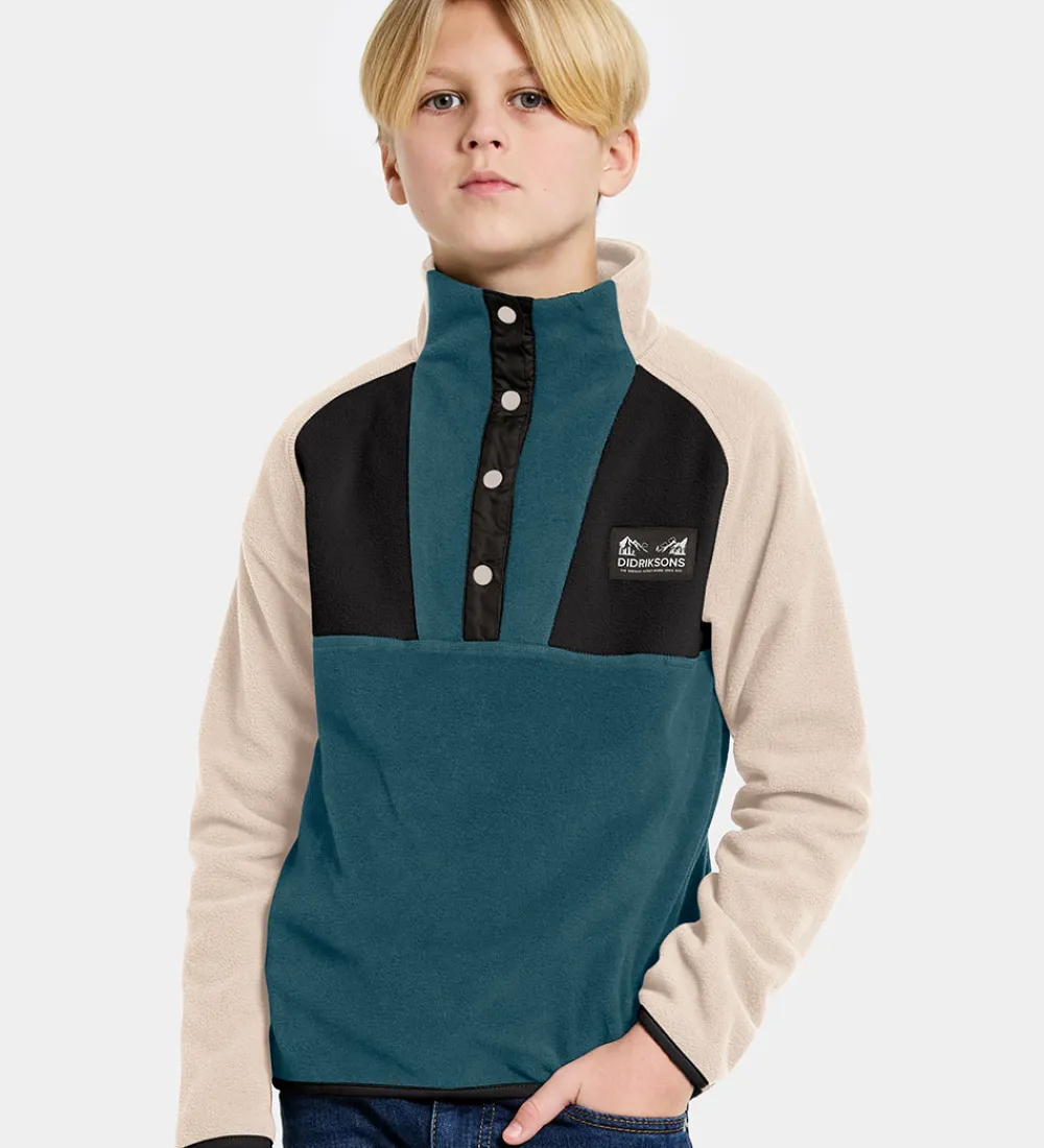 Didriksons Fleece*Fleecetrøje - Yokto - Star Blue