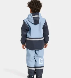 Regntøj-Didriksons Regntøj m. Fleece - Boardman - PU - Cloud Blue