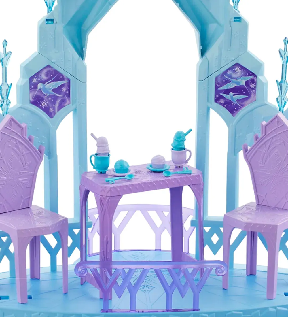 Dukker Og Tilbehør-Disney Frozen Dukkehus - 85 cm - Elsa's Frozen Ice Palace