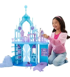 Dukker Og Tilbehør-Disney Frozen Dukkehus - 85 cm - Elsa's Frozen Ice Palace
