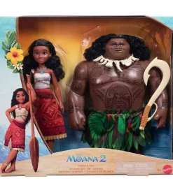 Dukker Og Tilbehør-Disney Princess Figurer - Vaiana 2 - Vaiana & Maui