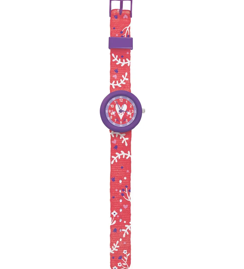 Ure-Djeco Armbåndsur - Rosa/Lilla