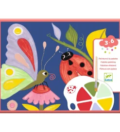 Skriveredskaber-Djeco Farvesæt - Palette Painting - Creepy Crawlies