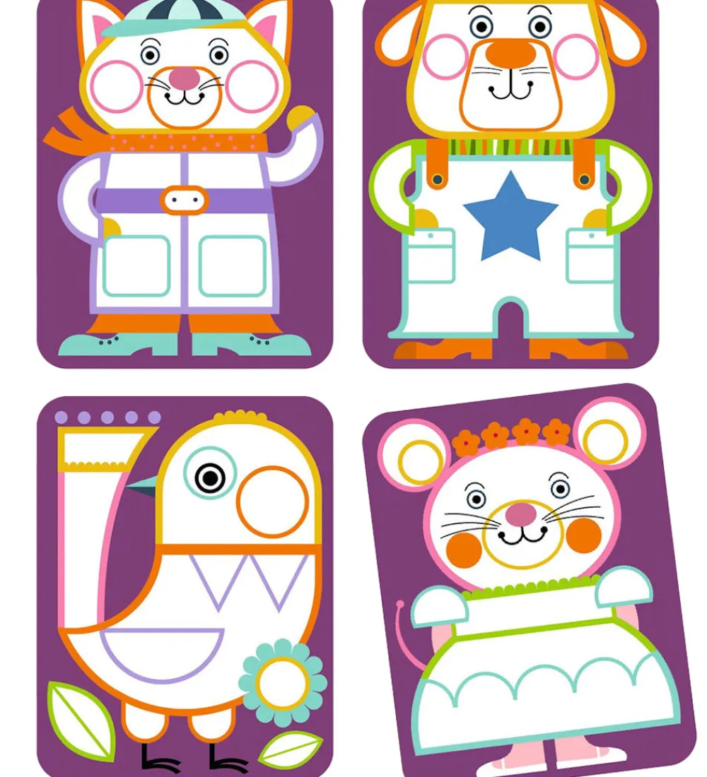 Skriveredskaber-Djeco Farvesæt - Palette Painting - Chubby Cheeks