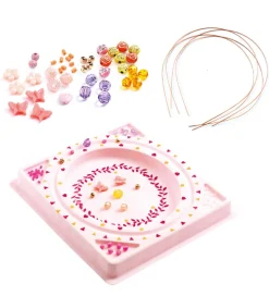 Hårbøjler-Djeco Hårbøjlesæt m. Monteringsplade - Jewels to Create