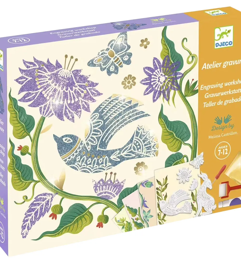 Kreasæt-Djeco Kreasæt - Atelier Aquarelle - Passionflower