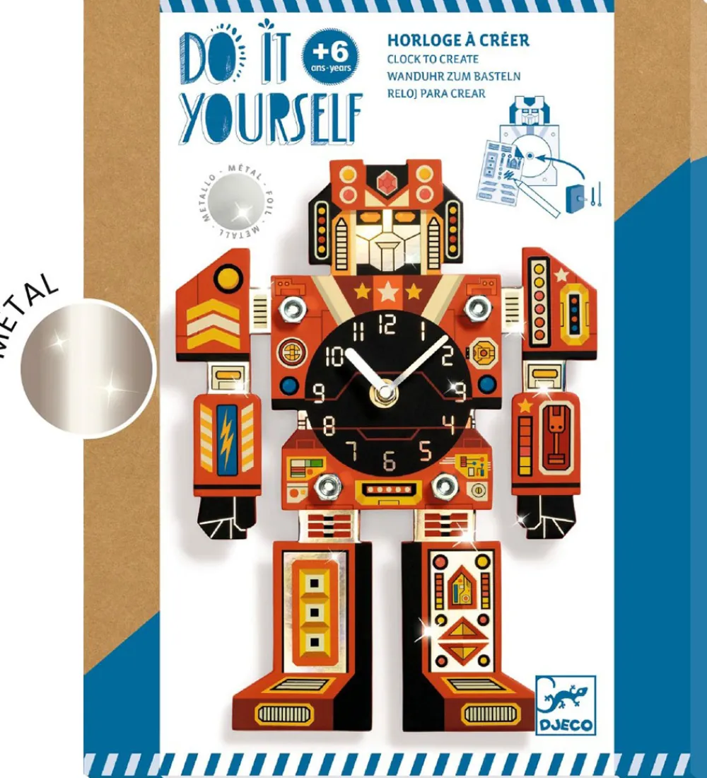 Ure-Djeco Kreasæt - DIY Ur - Robotime