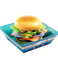 Djeco Legemad*Legetøj - Træ - Burger Menu