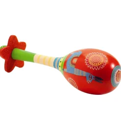 Djeco Musikinstrumenter*Maraca - 17 cm - Rød