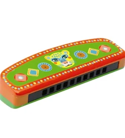Djeco Musikinstrumenter*Mundharmonika - Træ - Multifarvet
