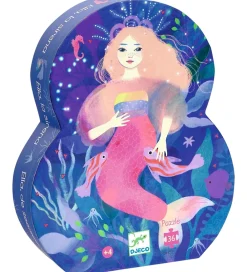 Djeco Puslespil*Puslespil - Ella The Mermaid - 36 Brikker