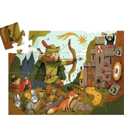 Puslespil-Djeco Puslespil - Robin Hood - 36 Brikker