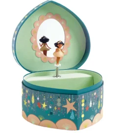 Smykkeskrin-Djeco Smykkeskrin m. Musik - 14,5x8,5x13,5 cm - Happy Party
