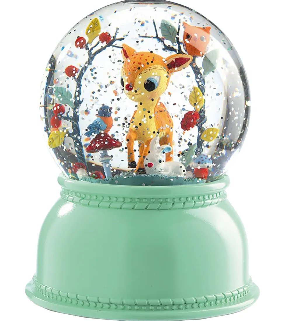 Djeco Snekugler|Natlamper*Snekugle m. Lys - 14 cm - Dådyr