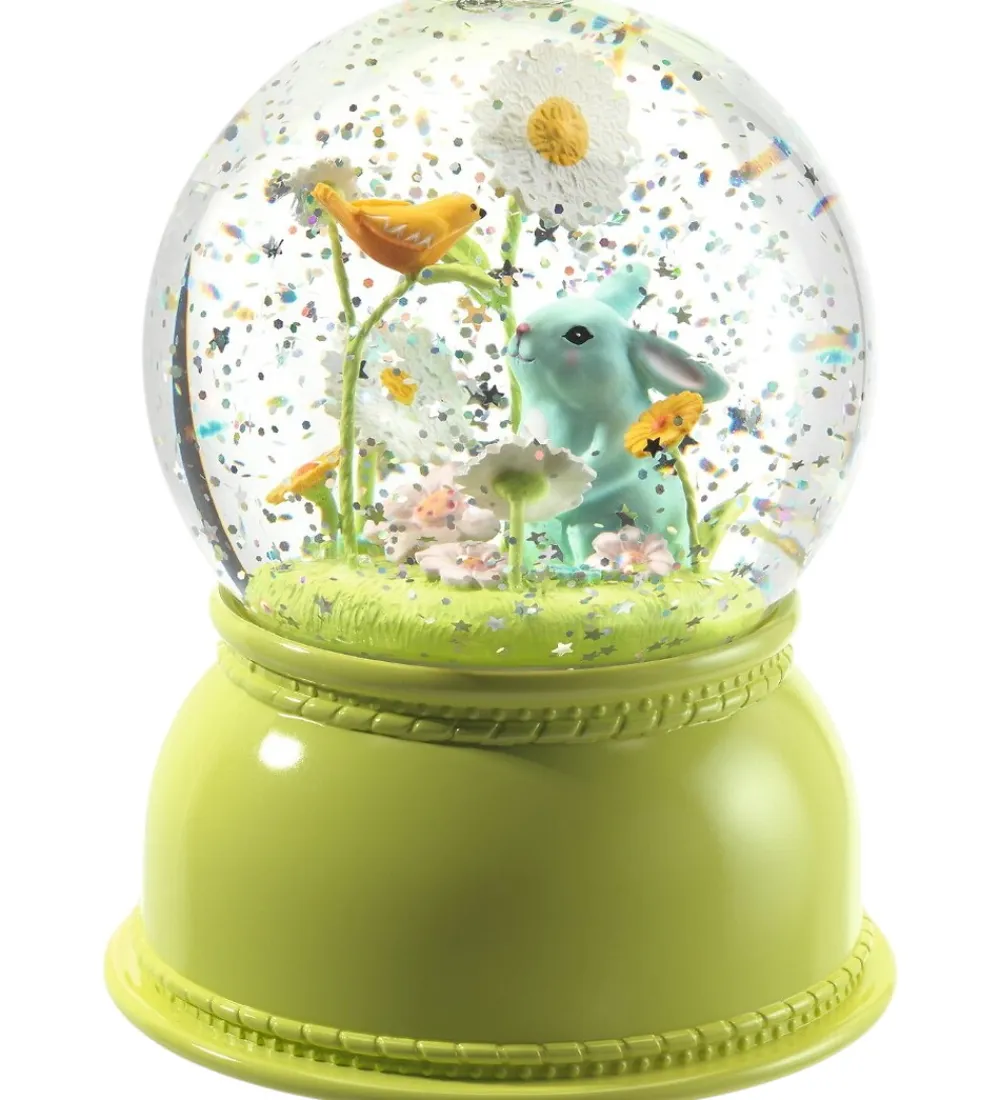 Djeco Snekugler|Natlamper*Snekugle m. Lys - 14 cm - Kanin