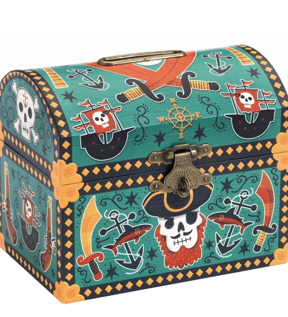 Djeco Sparegrise*Sparebøsse - 10x12 cm - Pirater