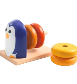 Stablelegetøj-Djeco Stablelegetøj - Træ - 5 Dele - Penguin Basic
