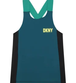 DKNY Gymnastiktøj*Træningstop - Petroleumsblå/Sort