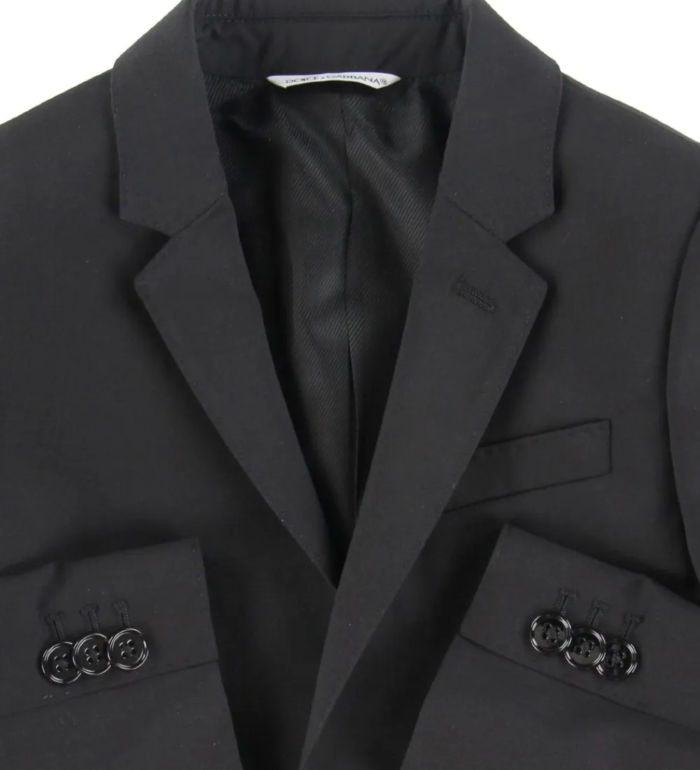 Dolce & Gabbana Jakkesæt Og Blazers*Habitjakke - Uld/Viskose - Sort