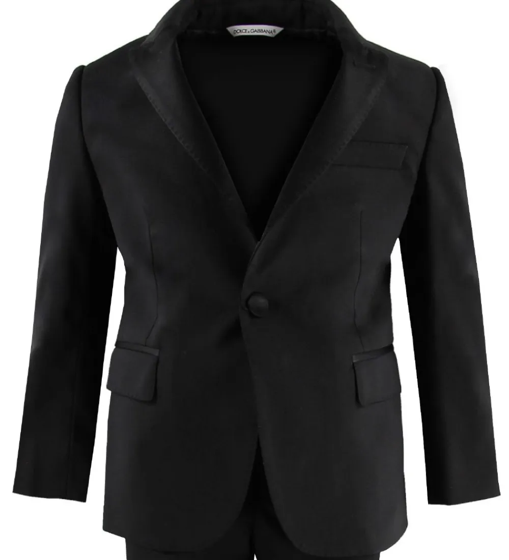 Jakkesæt Og Blazers-Dolce & Gabbana Jakkesæt - Uld/Viskose - Sort