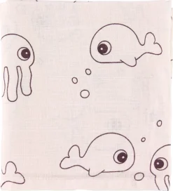 Done by Deer Babysvøb*Babysvøb - 120x120 - 2 stk - Sea Friends - Pudder