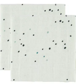 Babysvøb-Done by Deer Babysvøb - 120x120 - 2-pak - Blue Dreay Dots