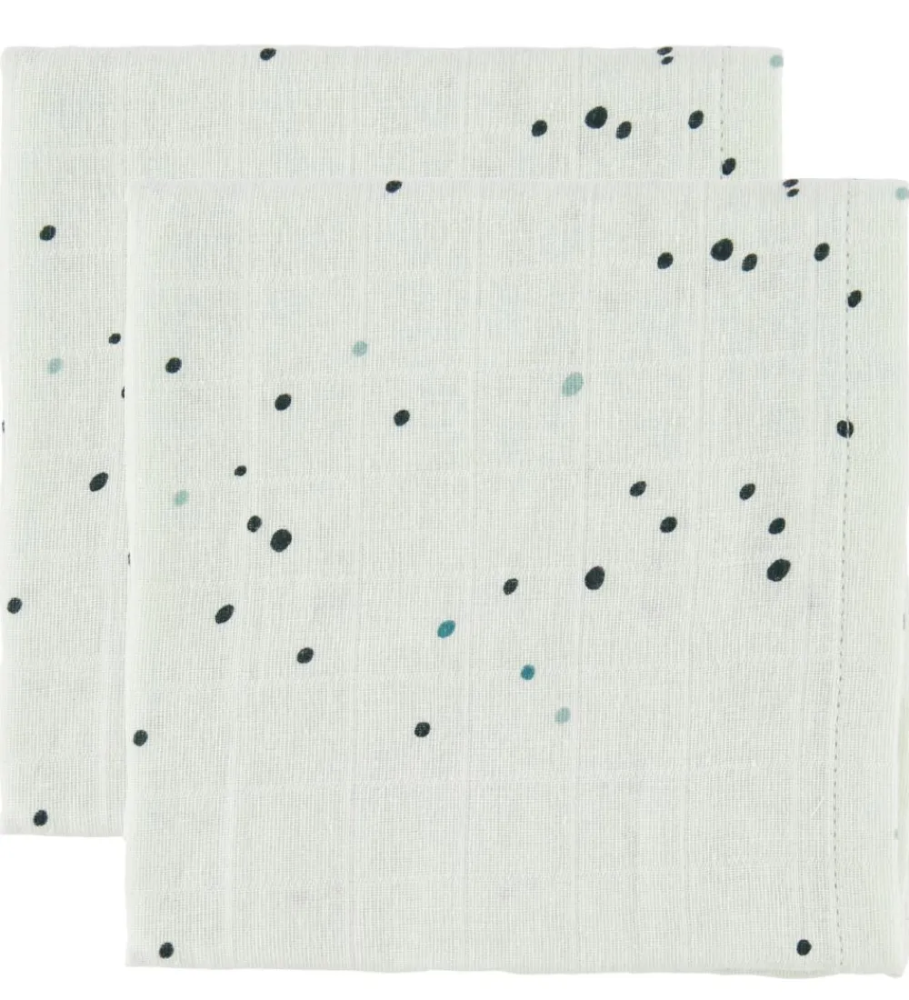 Babysvøb-Done by Deer Babysvøb - 120x120 - 2-pak - Blue Dreay Dots