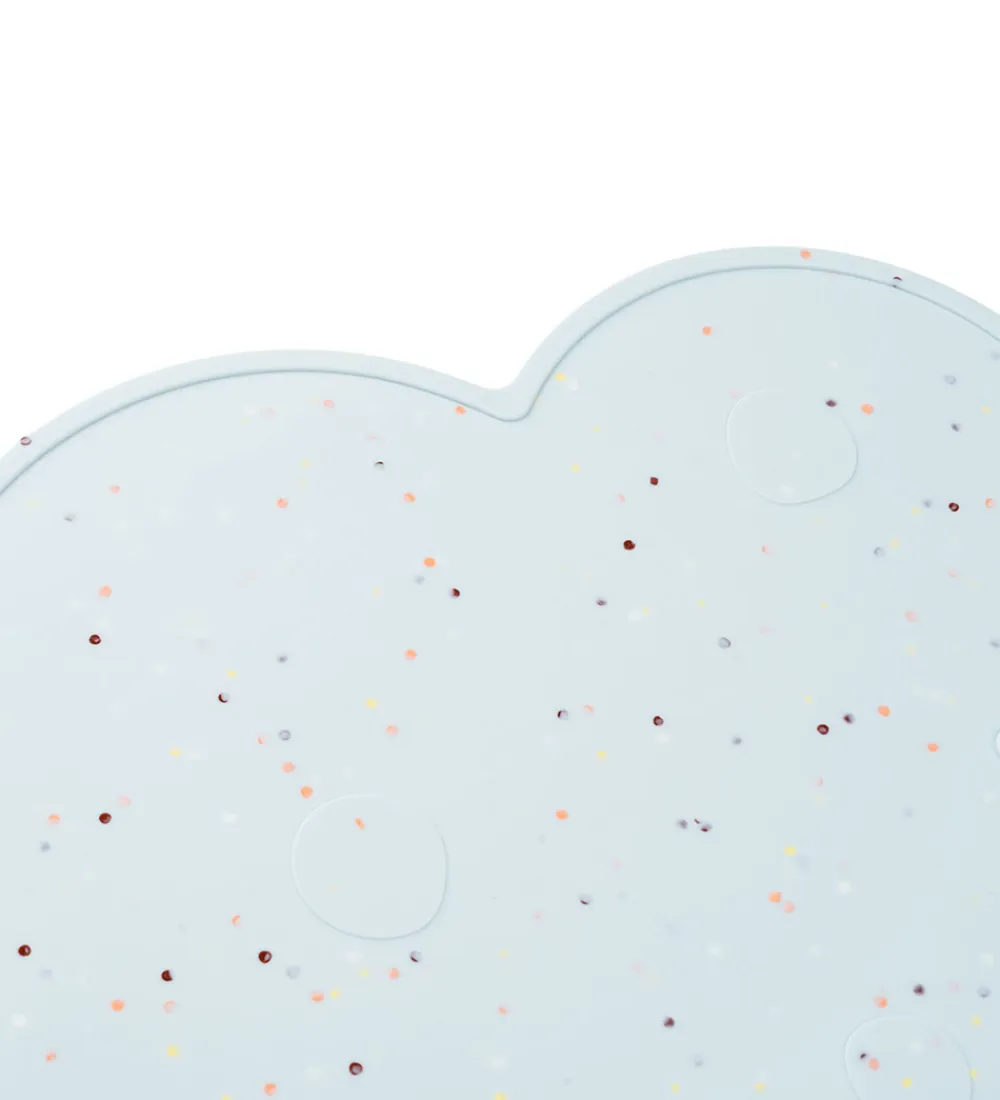 Dækkeservietter-Done by Deer Dækkeserviet - Silikone - Sky - Confetti Blue
