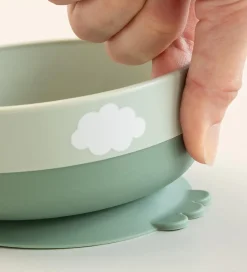 Spisesæt-Done by Deer Spisesæt - Foodie - 3 Dele - Happy Clouds Green