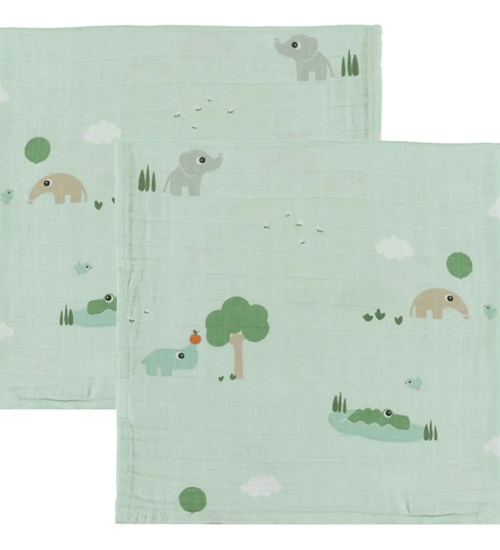 Stofbleer|Pusletid-Done by Deer Stofble - 2-pak - 65x65 cm - Playground - Blå