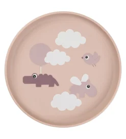 Done by Deer Tallerkener*Tallerken - Termoplast - Happy Clouds - Powder