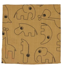 Vaskeklude-Done by Deer Vaskeklude - 5-pak - 30x30 cm - Deer Friends Mustar