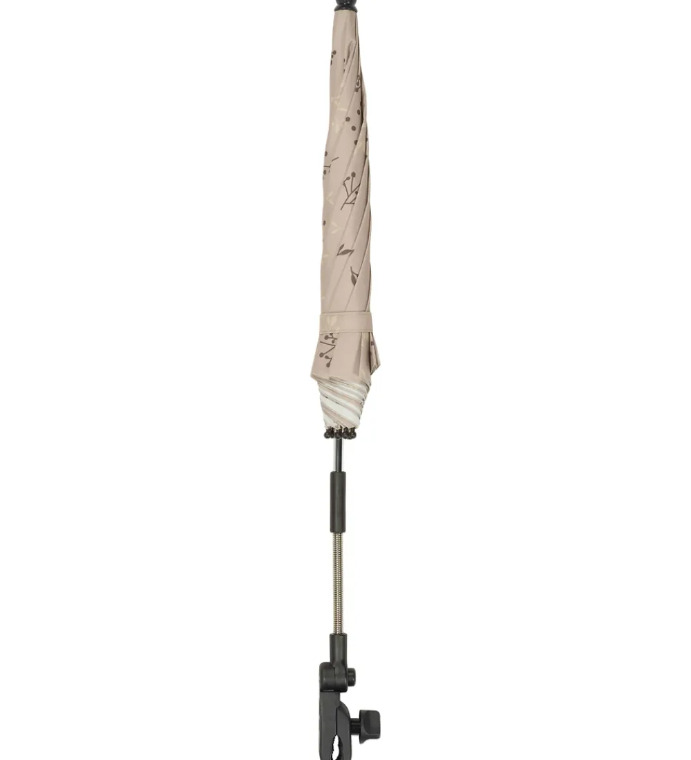 Barnevognsudstyr-Dooky Parasol/Paraply Til Klapvogn - UV50+ - Romantic Leaves Bei