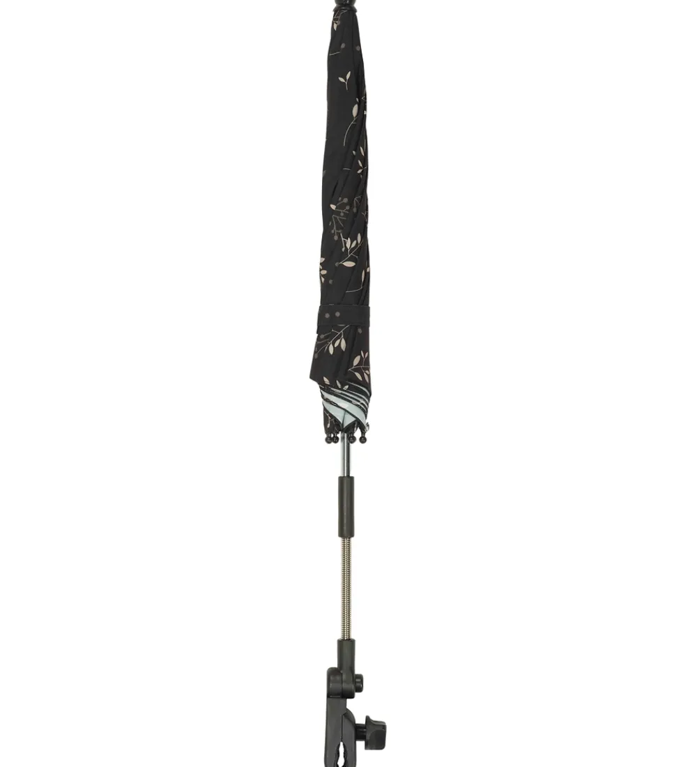Dooky Barnevognsudstyr*Parasol/Paraply Til Klapvogn - UV50+ - Romantic Leaves Bla