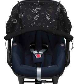 Solsejl|Klapvogne-Dooky Solsejl - Universal - UV50+ - Romantic Leaves Black