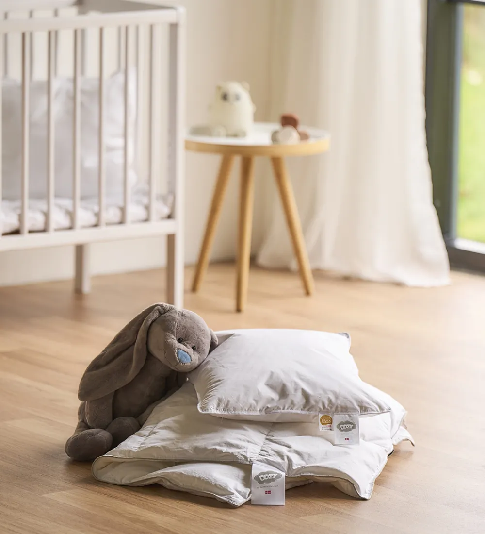 Dyner|Dyner-Dozy Dyne - Moskus - 70x100 cm - Baby - Hvid