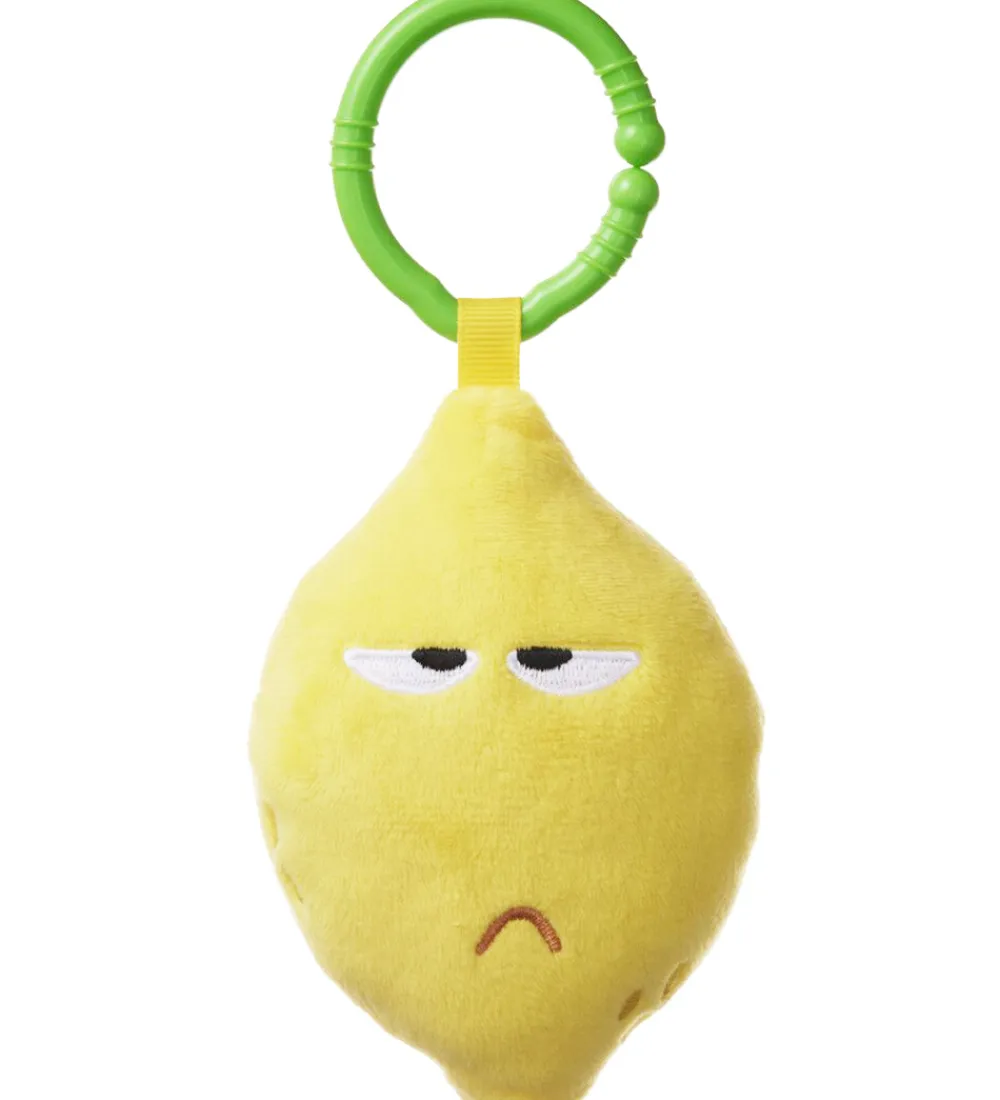 DR Barnevognsudstyr*Barnevognsbamse - 13x11 cm - Hr. Citron