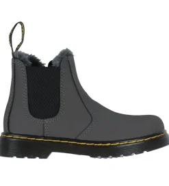 Støvler-Dr. Martens Støvler - 2976 Leonore J - Gunmetal Soho Buck