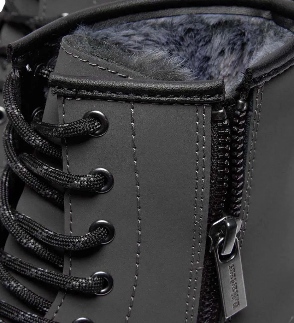 Støvler-Dr. Martens Støvler - 1460 Serena - Gunmetal Soho Buck