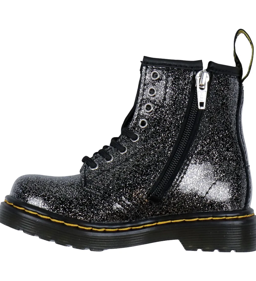 Dr. Martens Støvler*Støvler - 1460 T - Nebuls Glitter - Black/Silver