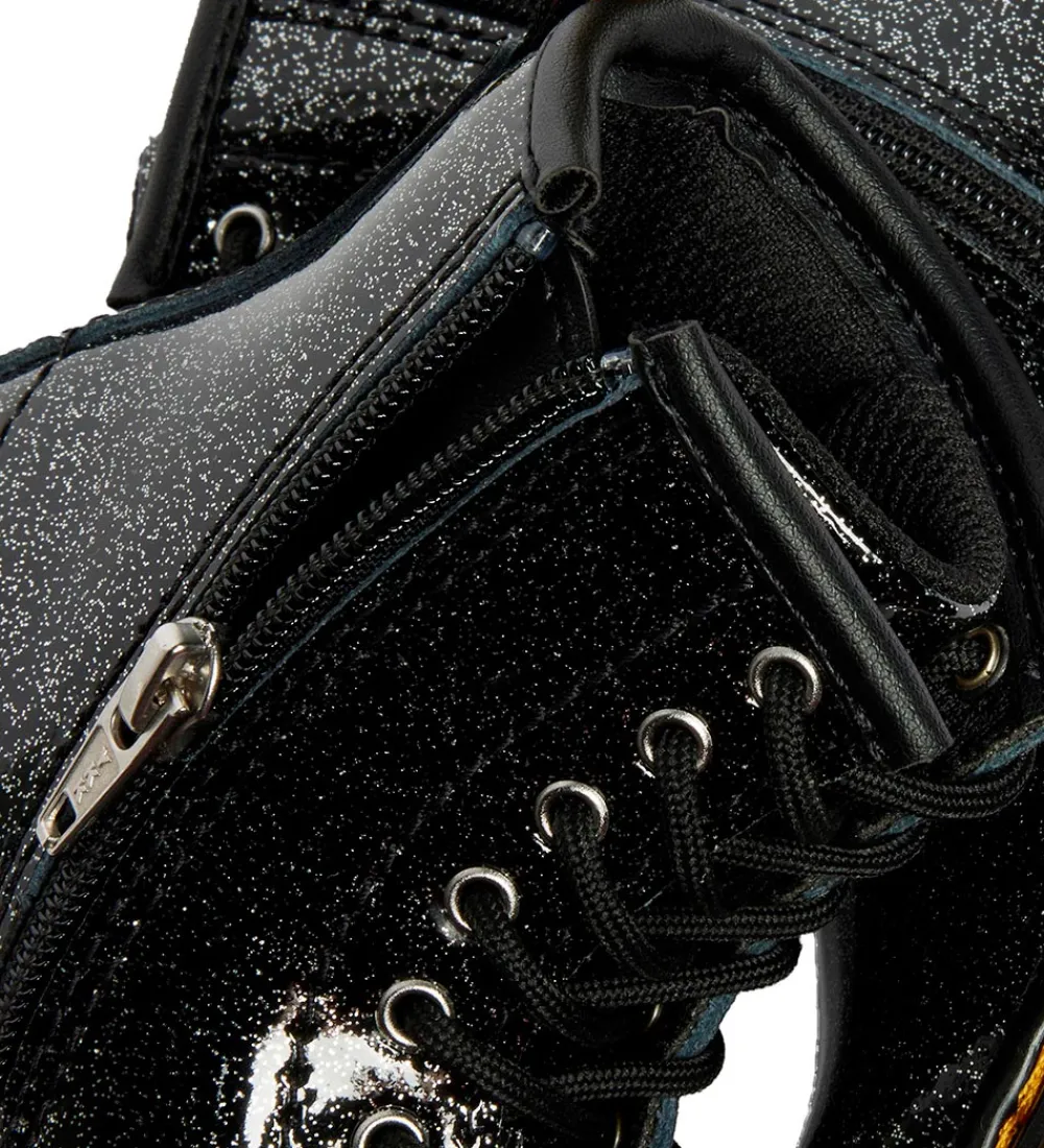 Dr. Martens Støvler*Støvler - 1460 T - Nebuls Glitter - Black/Silver