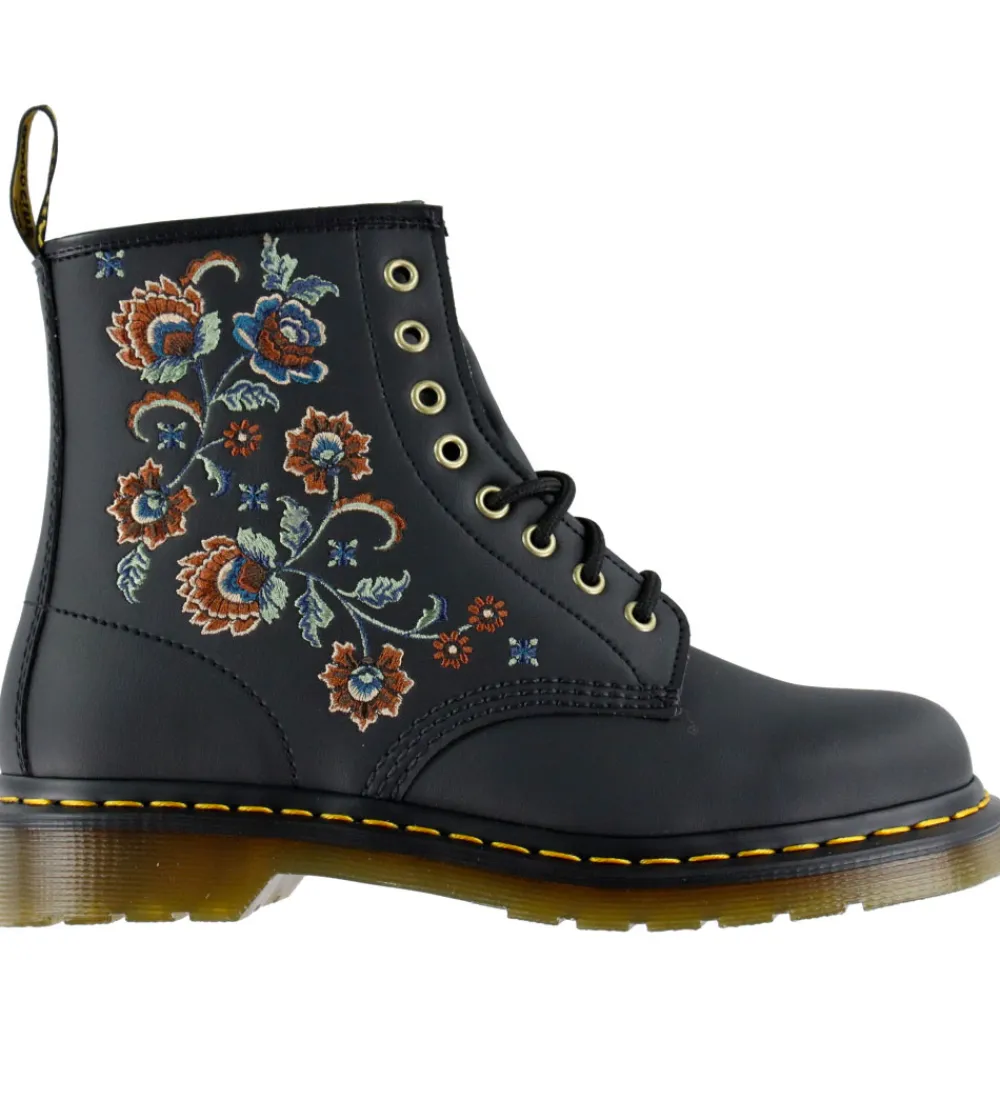 Støvler-Dr. Martens Støvler - 1460 Wonda Tf - Black Genix Nappa